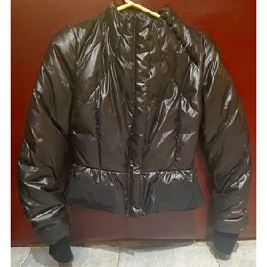 BCBG Cropped Puffer Jacket